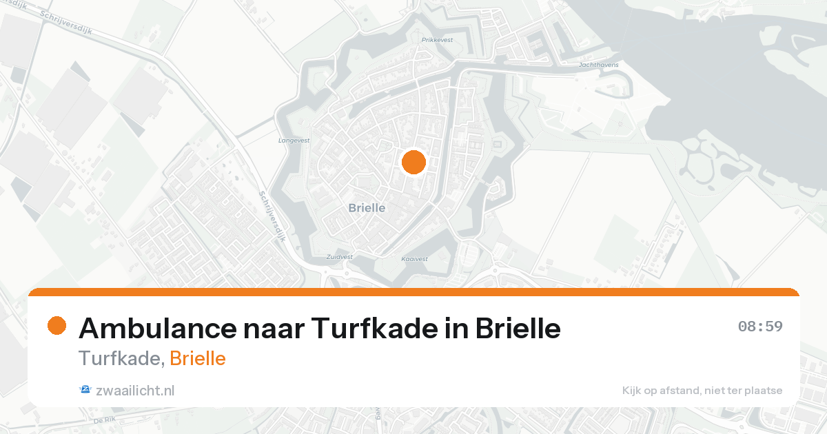 Ambulance naar Turfkade in Brielle — 8 feb 2026