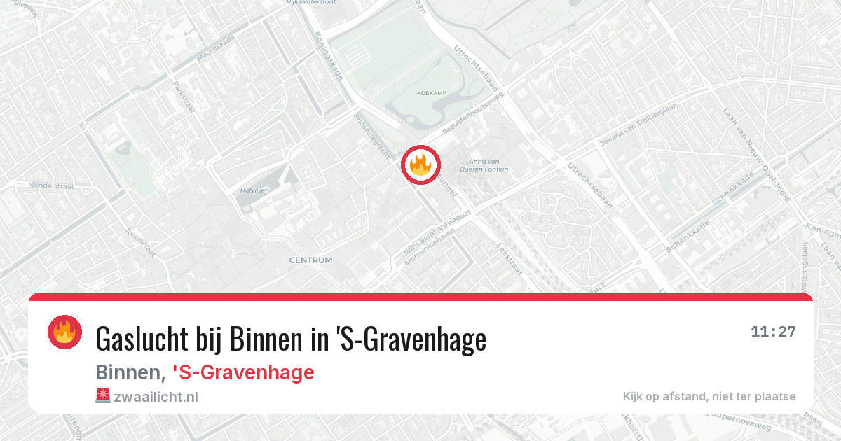 Gaslucht bij Binnen in 'S-Gravenhage — 25 feb 2026