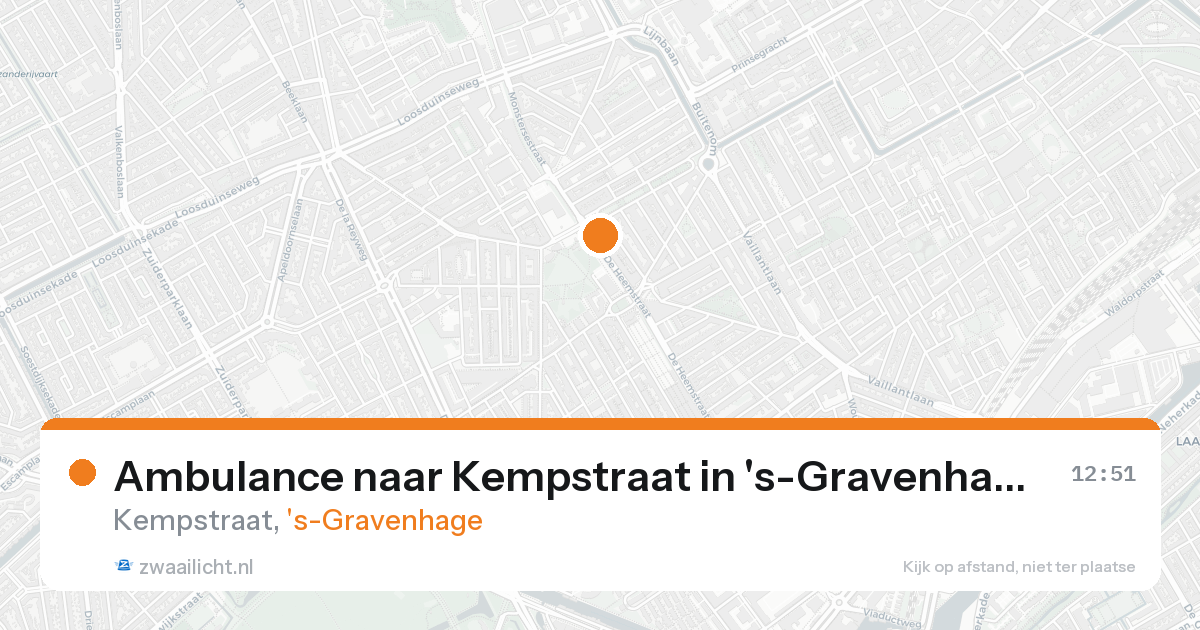 Ambulance naar Kempstraat in 's-Gravenhage — 31 jan 2026