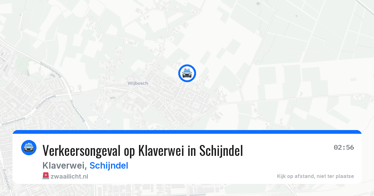 Verkeersongeval op Klaverwei in Schijndel — 21 jun 2026