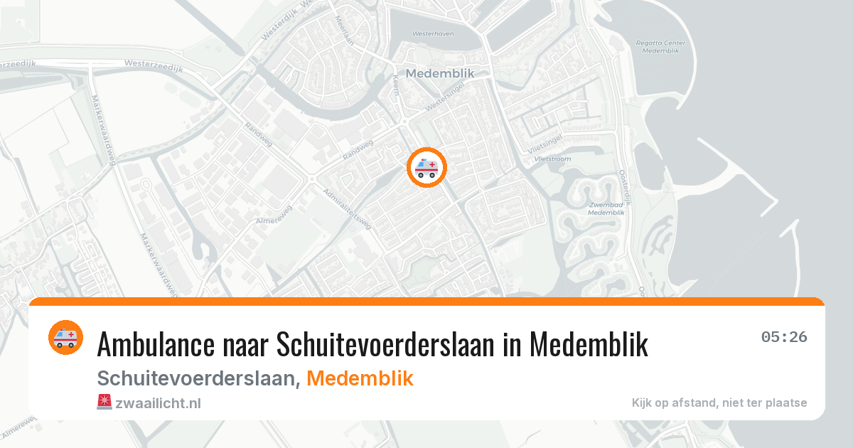Ambulance naar Schuitevoerderslaan in Medemblik — 11 jul 2026
