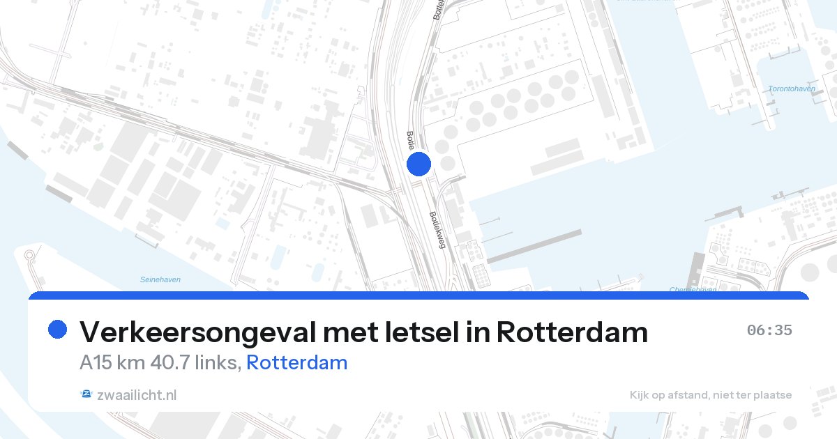 Verkeersongeval met letsel in Rotterdam — 28 aug 2026