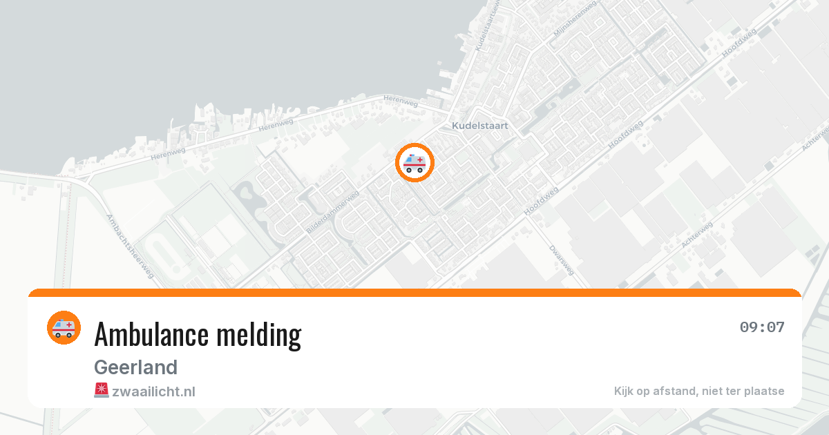 Ambulance melding — 17 apr 2026