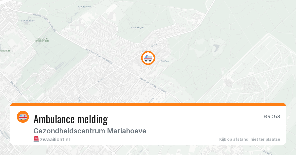 Ambulance melding — 10 feb 2026
