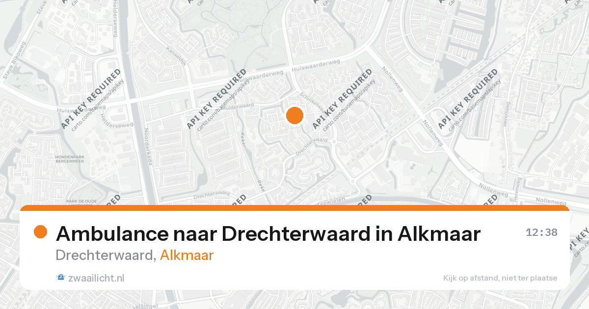 Ambulance naar Drechterwaard in Alkmaar — 26 aug 2026