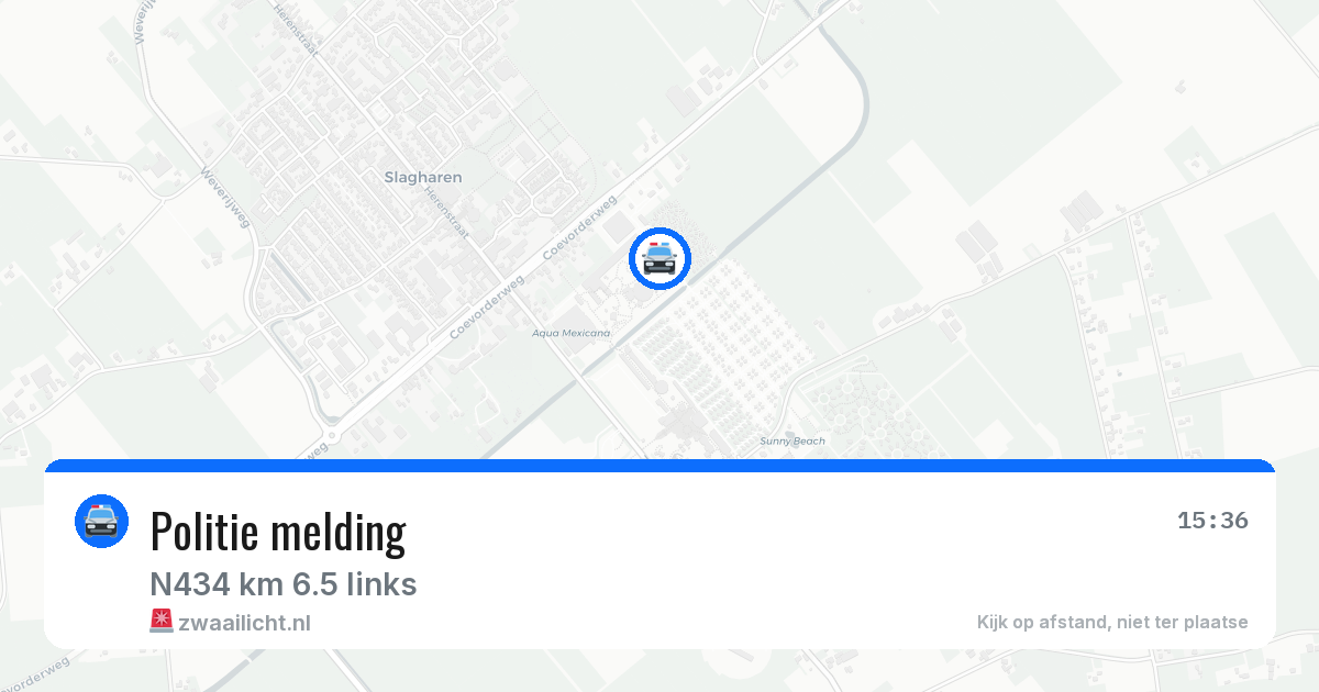 Politie melding — 24 mrt 2026 | 🚨 Zwaailicht.nl