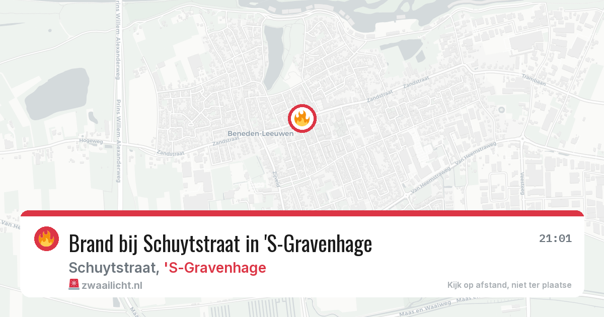 Brand bij Schuytstraat in 'S-Gravenhage — 11 mrt 2026