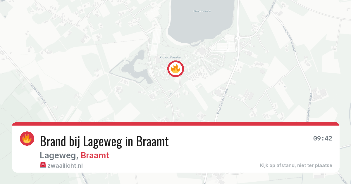 Brand bij Lageweg in Braamt — 3 mrt 2026