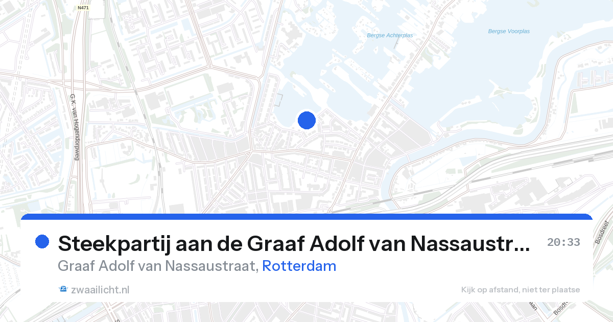 Steekpartij aan de Graaf Adolf van Nassaustraat in Rotterdam — 26 aug 2026
