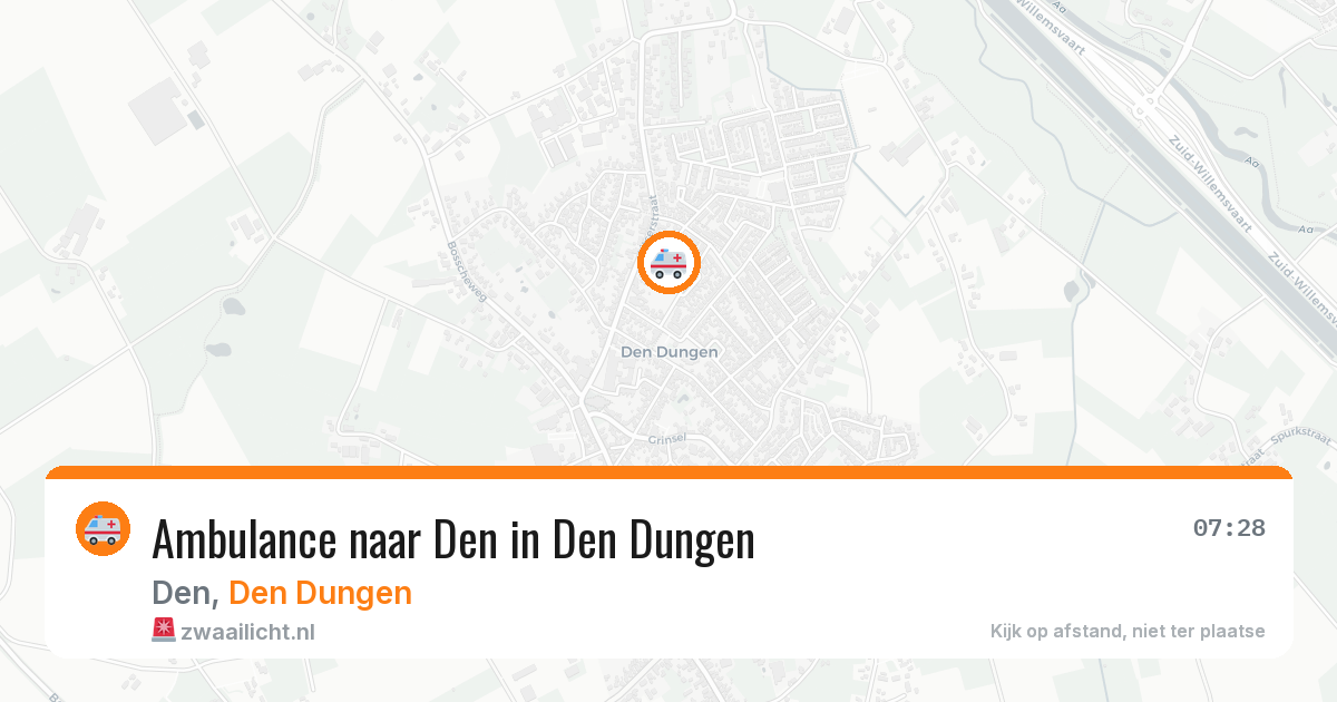 Ambulance naar Den in Den Dungen — 2 aug 2026