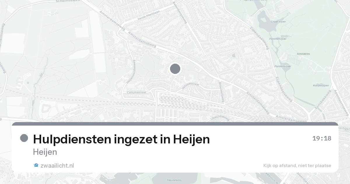 Hulpdiensten ingezet in Heijen — 31 jan 2026 | 🚨 Zwaailicht.nl