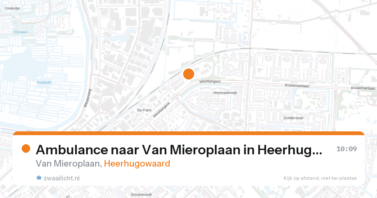 Ambulance naar Van Mieroplaan in Heerhugowaard — 11 jun 2026