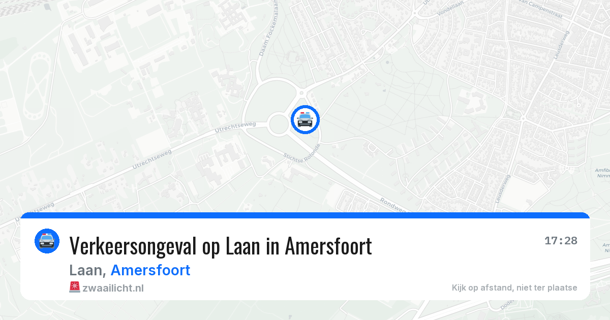 Verkeersongeval op Laan in Amersfoort — 29 mei 2026