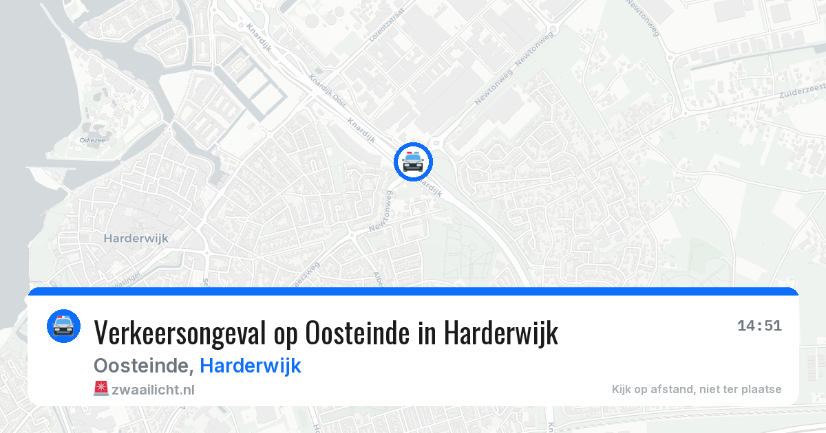Verkeersongeval op Oosteinde in Harderwijk — 23 mrt 2026
