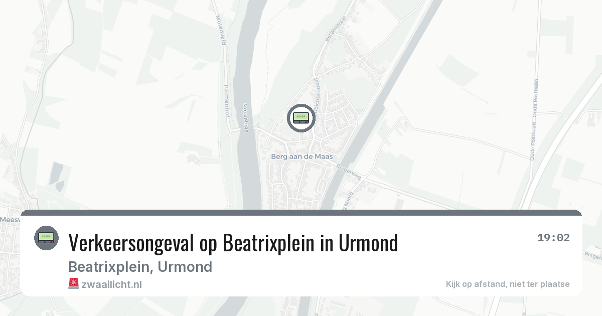 Verkeersongeval op Beatrixplein in Urmond — 7 apr 2026