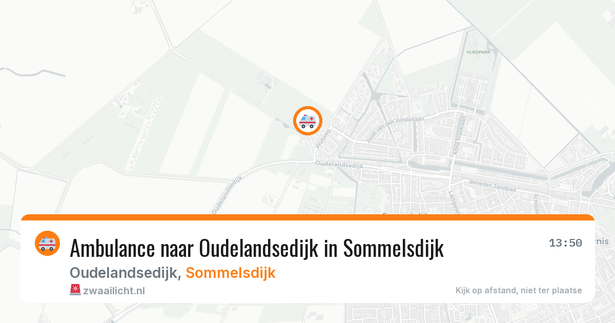Ambulance naar Oudelandsedijk in Sommelsdijk — 14 apr 2026