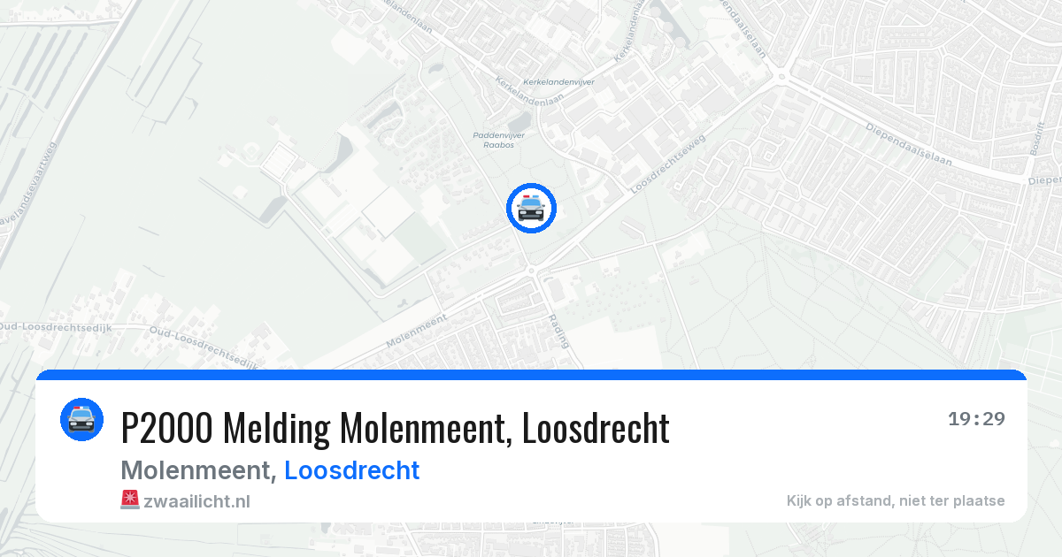 P2000 Melding Molenmeent, Loosdrecht — 30 mei 2026