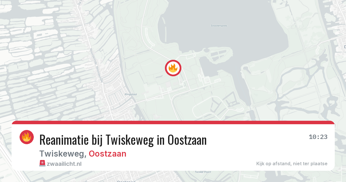 Reanimatie bij Twiskeweg in Oostzaan — 29 jan 2026