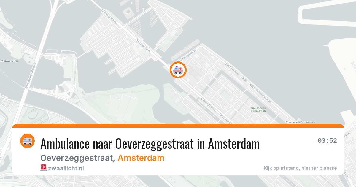 Ambulance naar Oeverzeggestraat in Amsterdam — 19 jun 2026