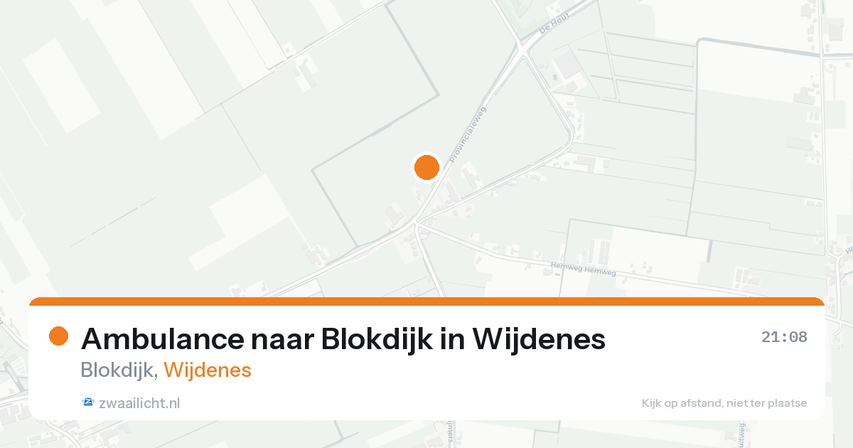 Ambulance naar Blokdijk in Wijdenes — 7 feb 2026