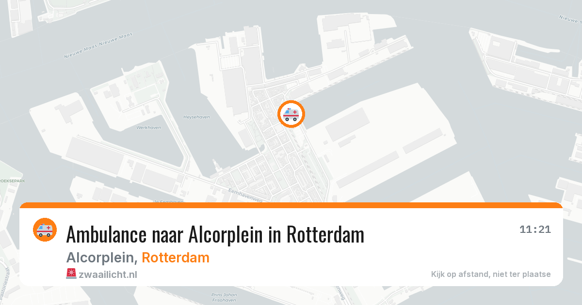 Ambulance naar Alcorplein in Rotterdam — 7 jun 2026