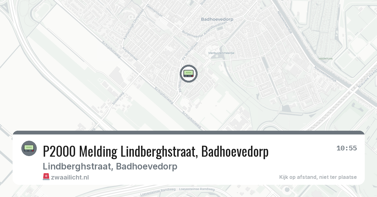 P2000 Melding Lindberghstraat, Badhoevedorp — 8 feb 2026