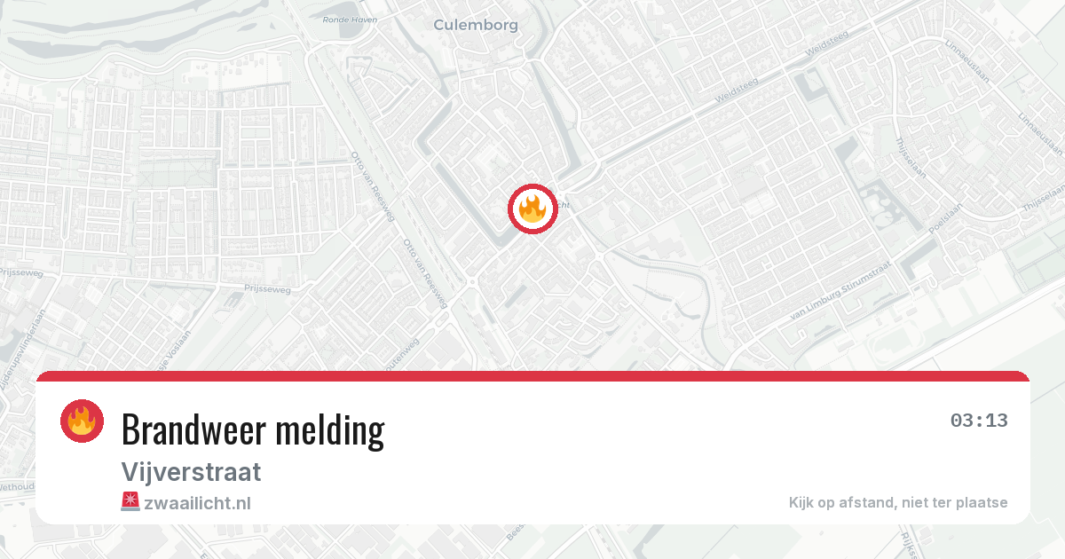 Brandweer melding — 10 jun 2026