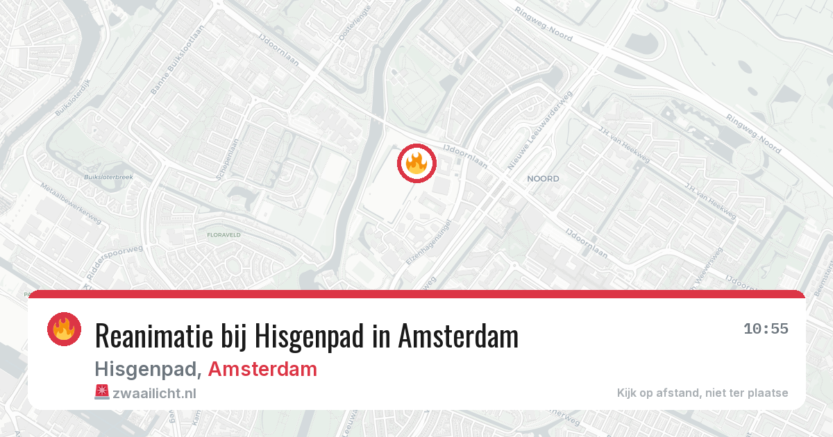Reanimatie bij Hisgenpad in Amsterdam — 17 jul 2026