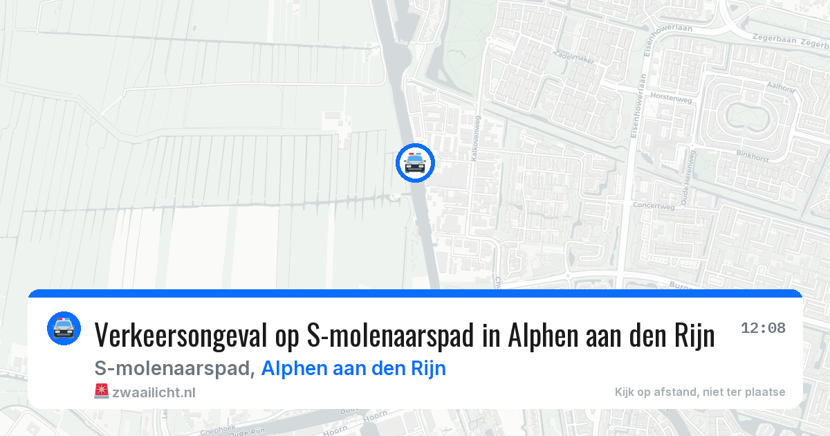 Verkeersongeval op S-molenaarspad in Alphen aan den Rijn — 31 mei 2026