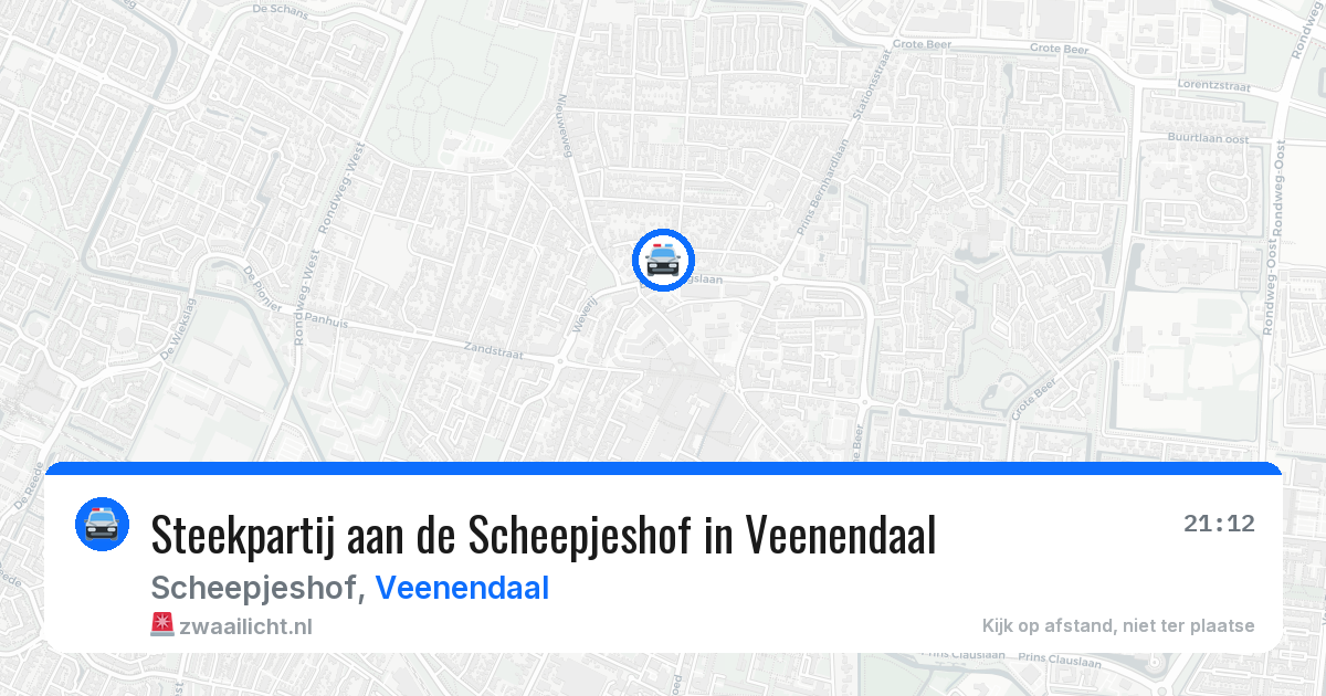 Steekpartij aan de Scheepjeshof in Veenendaal — 19 apr 2026