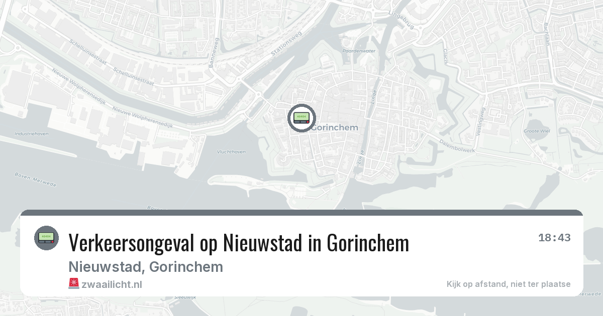 Verkeersongeval op Nieuwstad in Gorinchem — 26 feb 2026