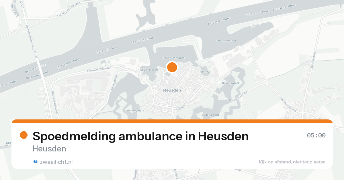 Spoedmelding ambulance in Heusden — 8 feb 2026