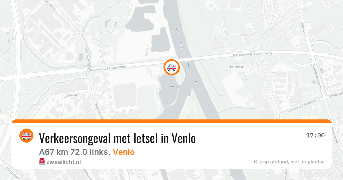 Verkeersongeval met letsel in Venlo — 3 mrt 2026