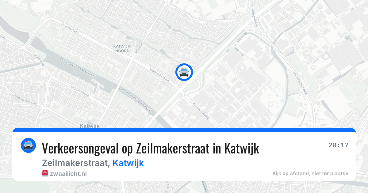Verkeersongeval op Zeilmakerstraat in Katwijk — 14 mei 2026