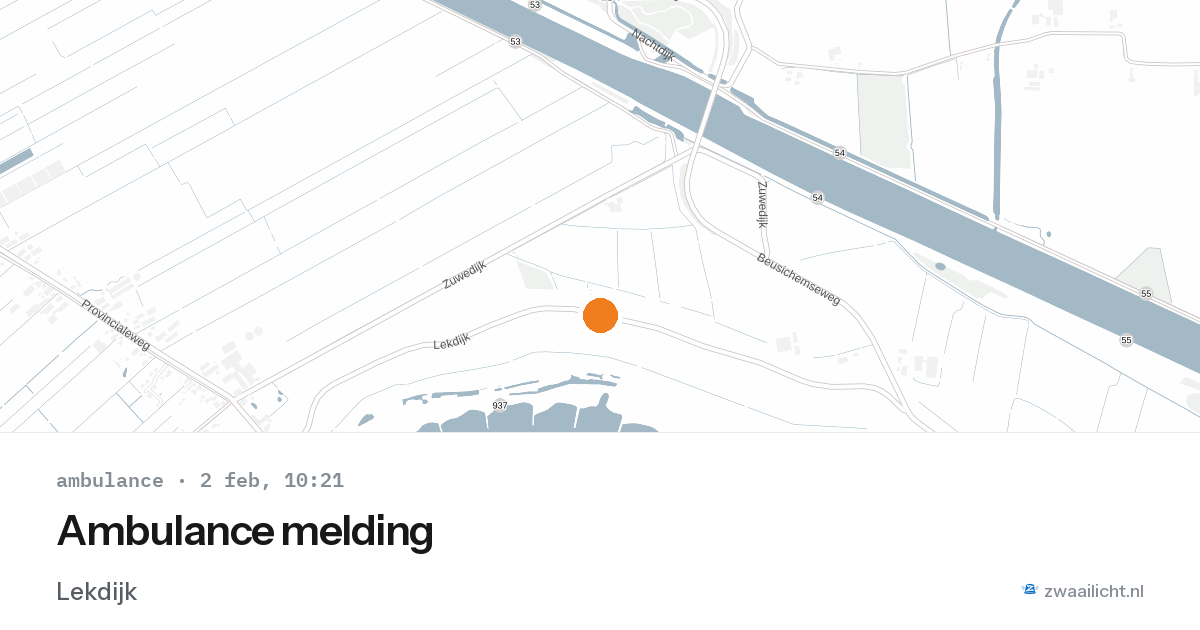 Ambulance melding — 2 feb 2026