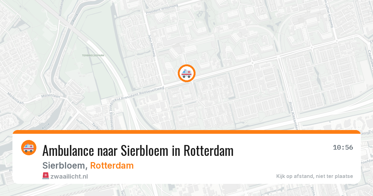 Ambulance naar Sierbloem in Rotterdam — 12 mrt 2026