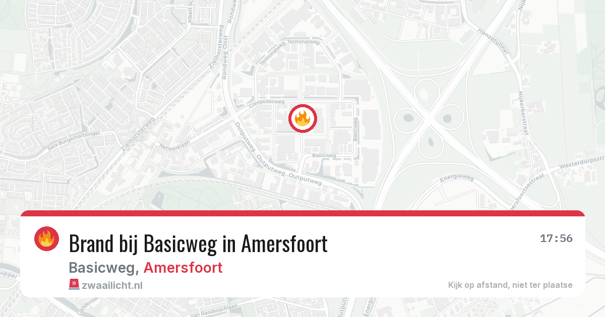 Brand bij Basicweg in Amersfoort — 29 jul 2026
