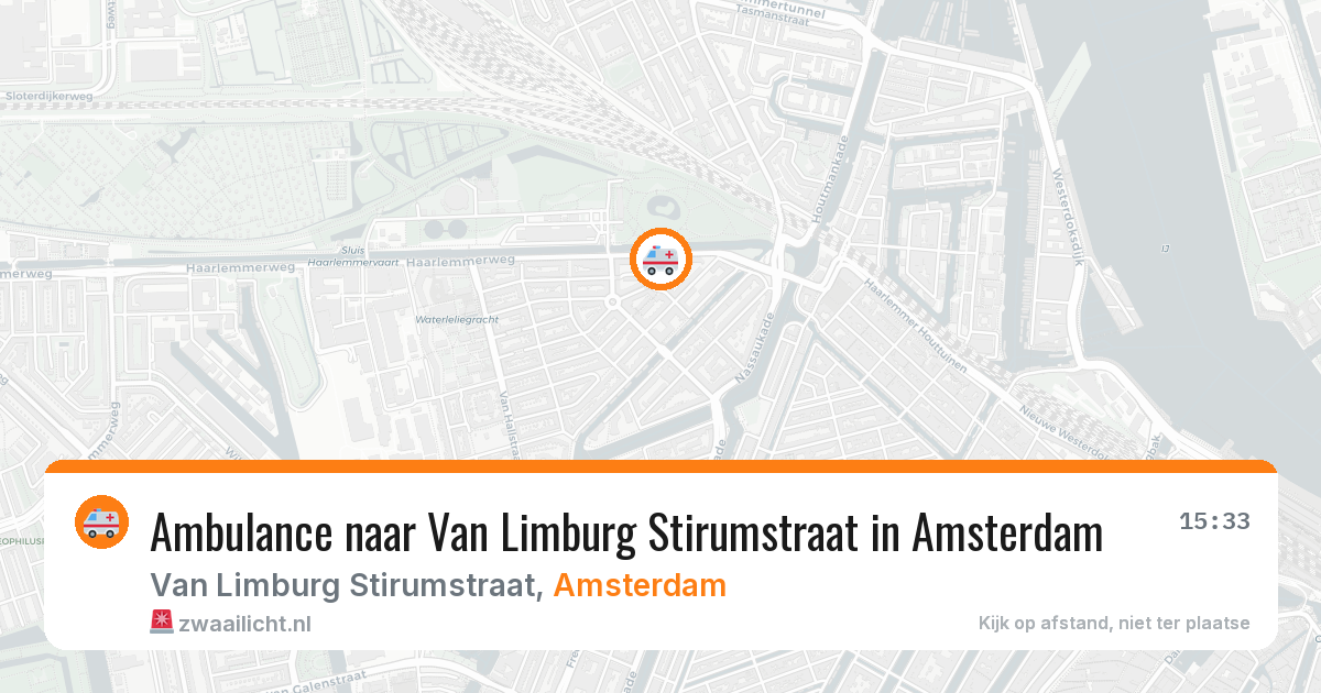 Ambulance naar Van Limburg Stirumstraat in Amsterdam — 20 mei 2026