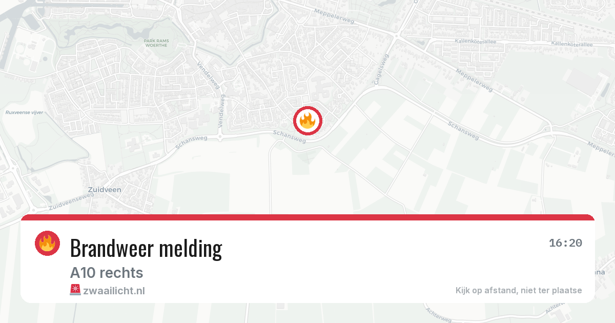 Brandweer melding — 4 jun 2026