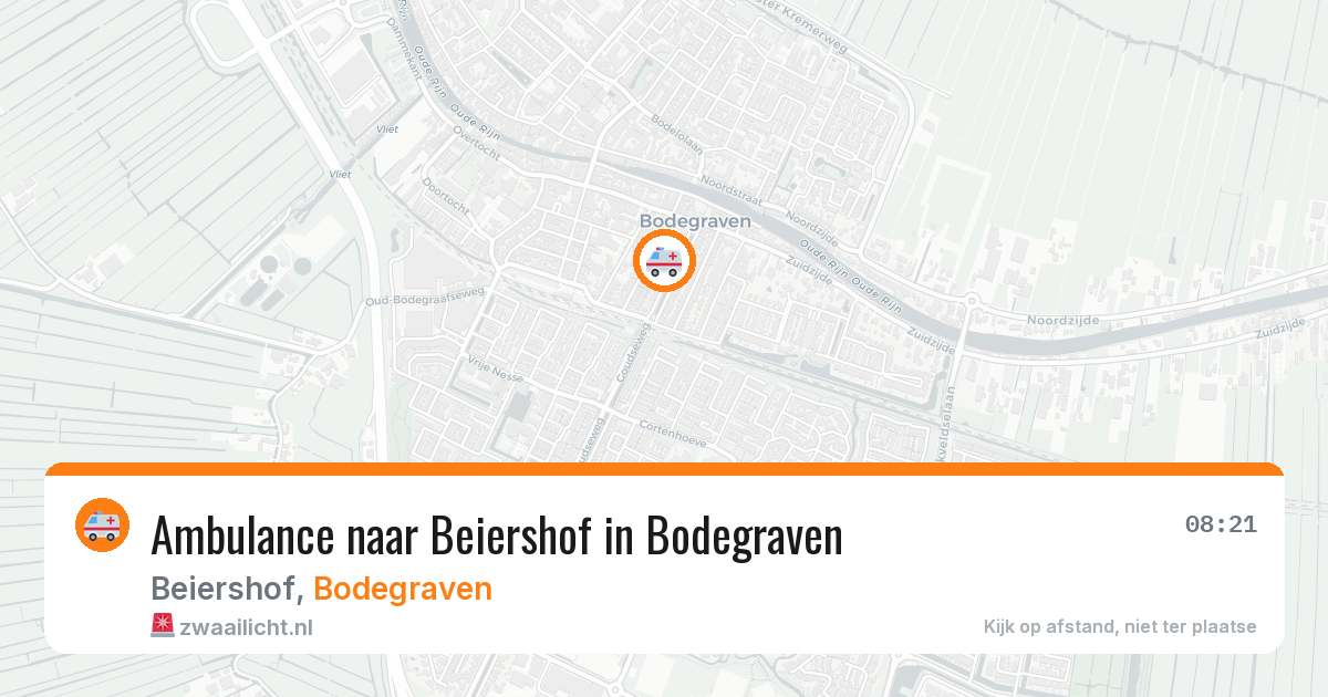 Ambulance naar Beiershof in Bodegraven — 19 jun 2026
