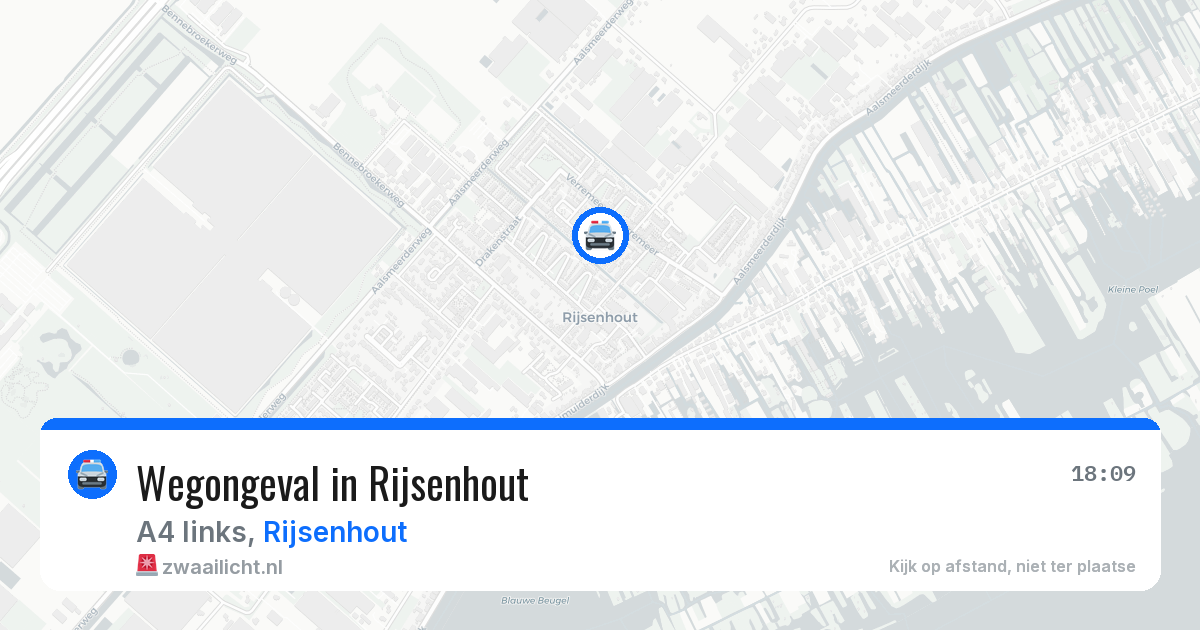 Wegongeval in Rijsenhout — 15 jul 2026