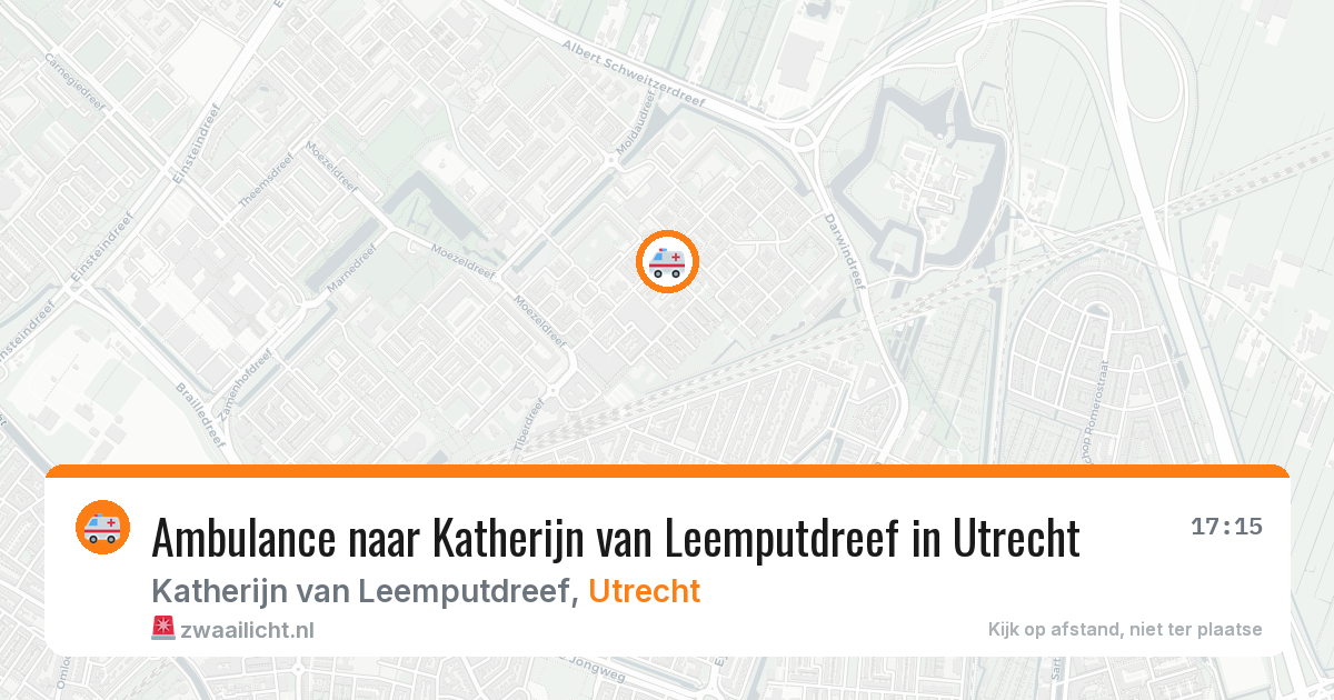 Ambulance naar Katherijn van Leemputdreef in Utrecht — 3 jun 2026