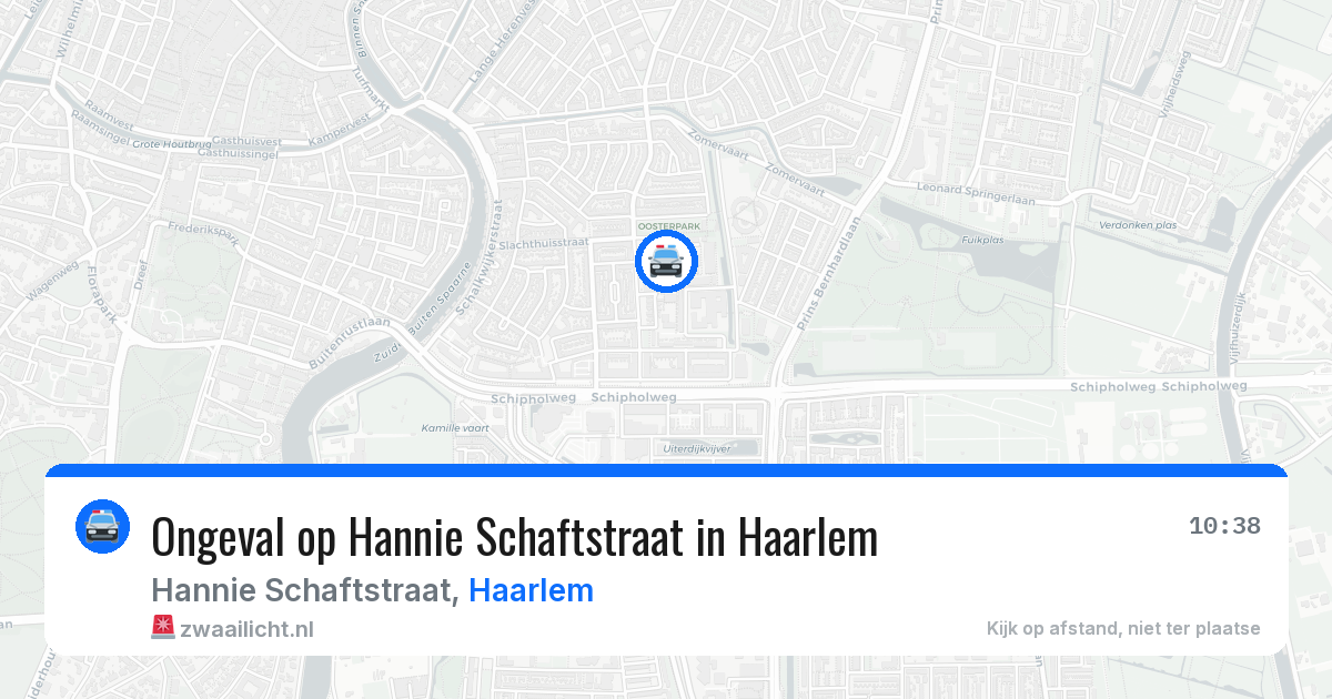 Ongeval op Hannie Schaftstraat in Haarlem — 7 jul 2026