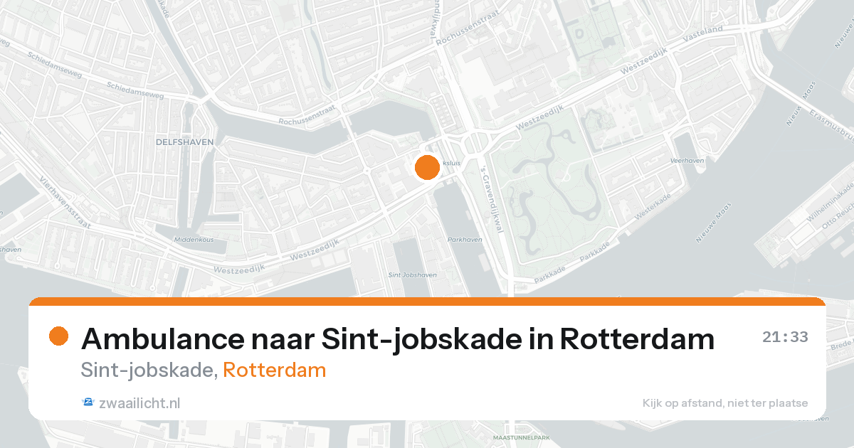 Ambulance naar Sint-jobskade in Rotterdam — 29 jun 2026