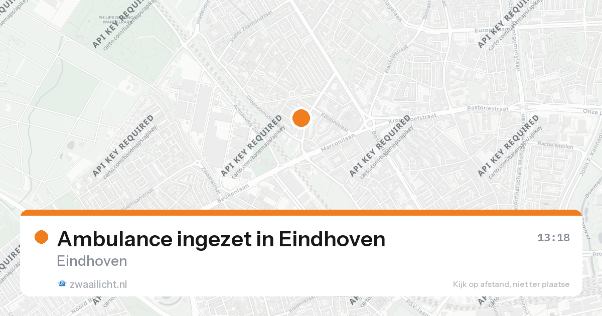 Ambulance ingezet in Eindhoven — 26 aug 2026