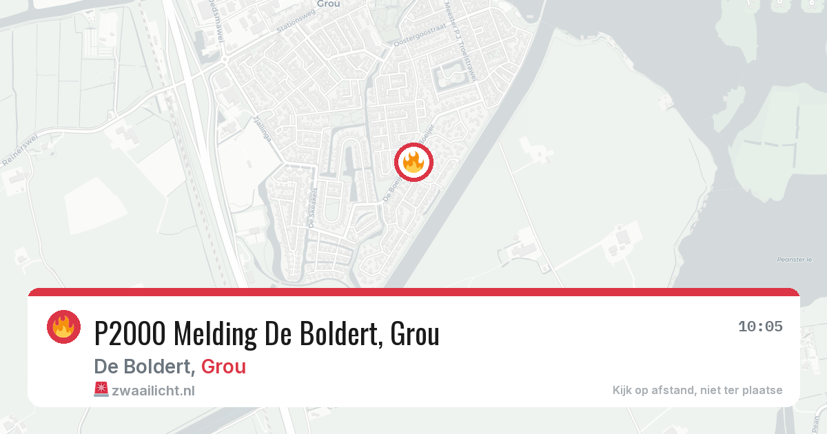 P2000 Melding De Boldert, Grou — 27 feb 2026