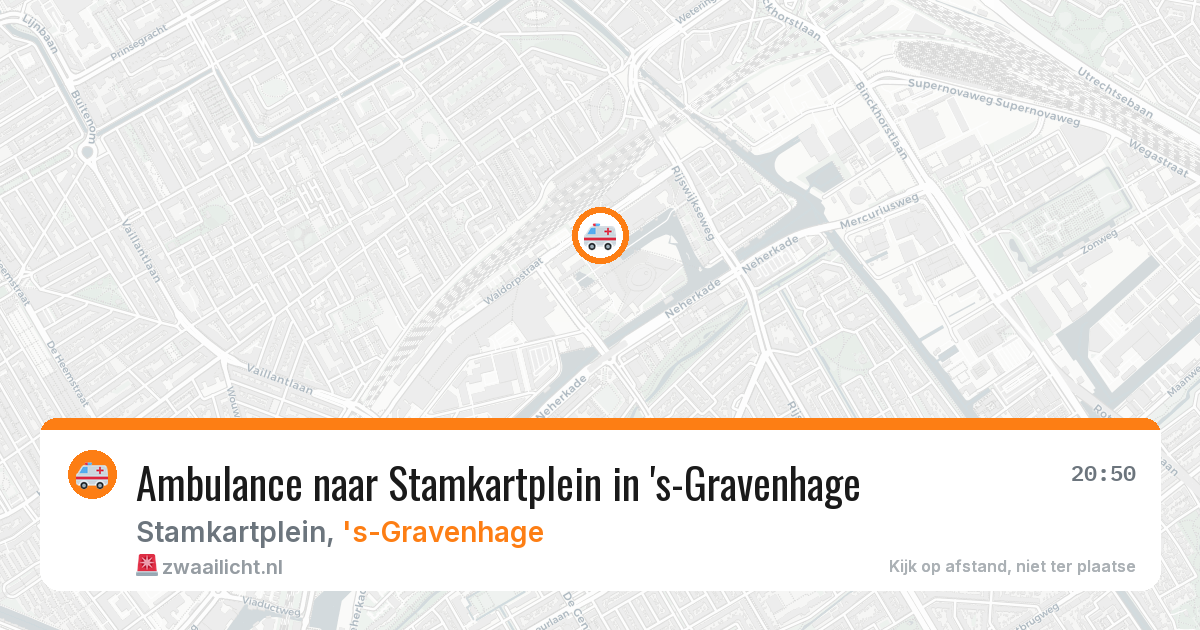 Ambulance naar Stamkartplein in 's-Gravenhage — 24 jun 2026