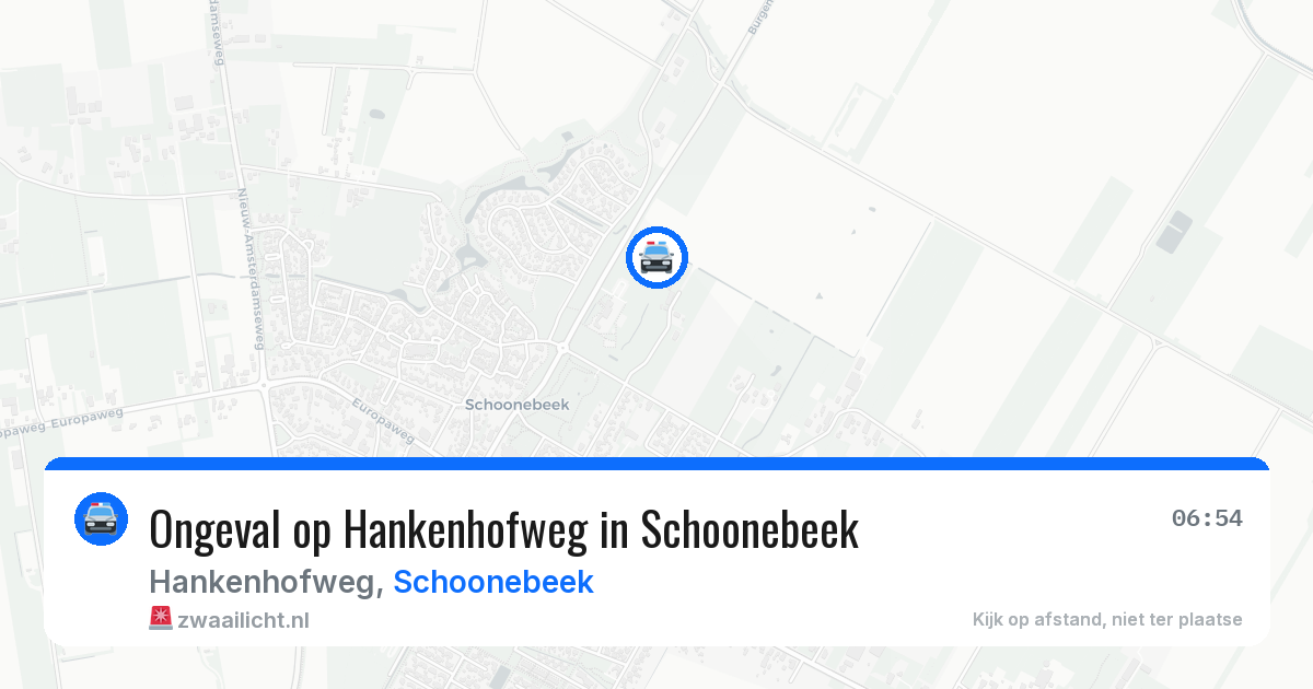 Ongeval op Hankenhofweg in Schoonebeek — 30 mei 2026