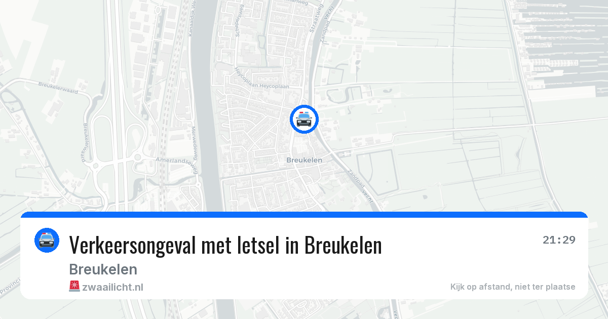 Verkeersongeval met letsel in Breukelen — 7 feb 2026