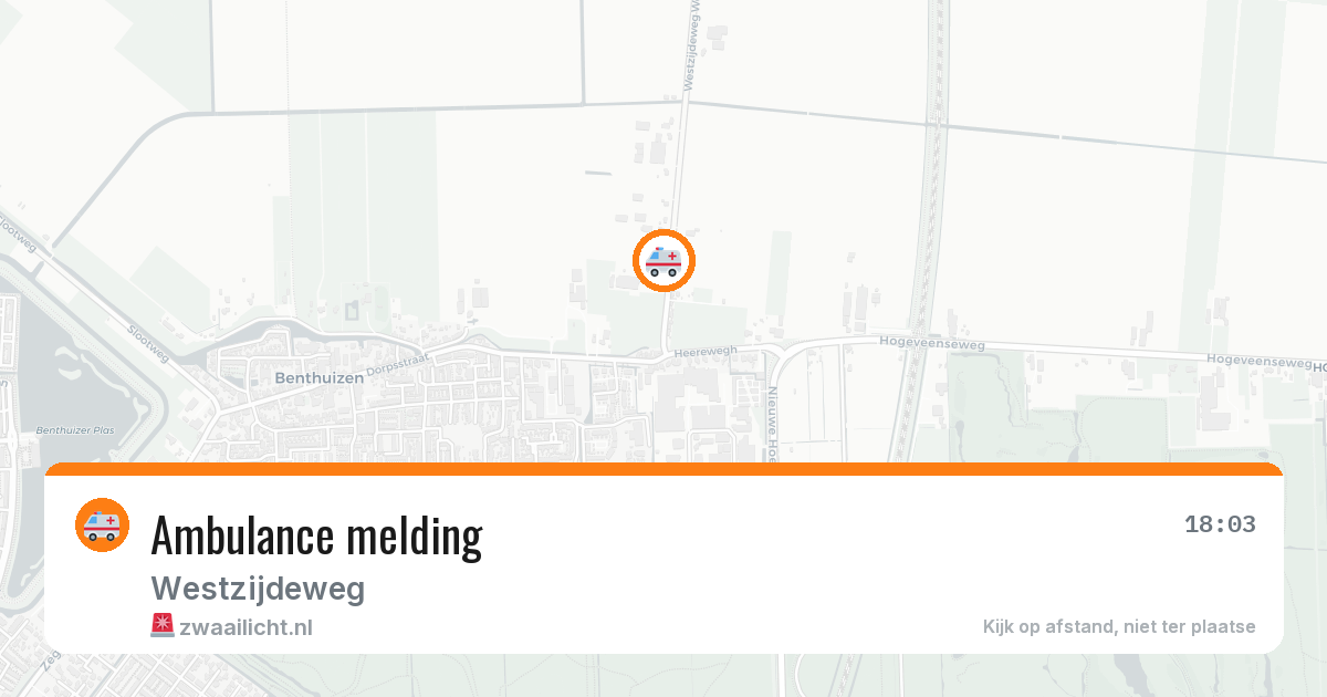 Ambulance melding — 16 jun 2026